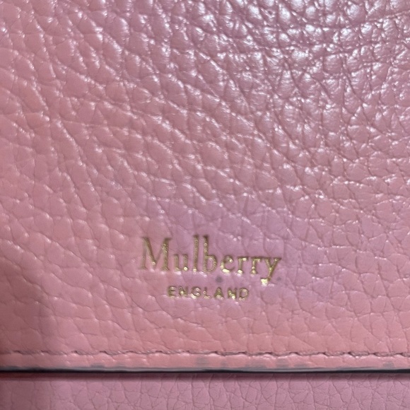 Mulberry Blush Pink Leather Wallet - Picture 3 of 15